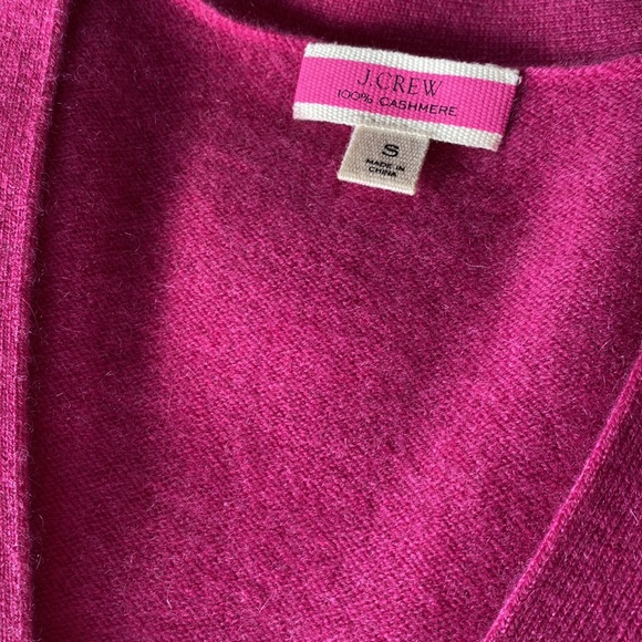 J. Crew Cashmere Patch Pocket Cardigan - Picture 4 of 7